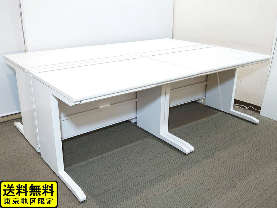 イトーキ オフィスデスク イトーキ 上棚付OAテーブルW60 H121 棚板奥行D24タイプ 自社便 開梱 設置付 