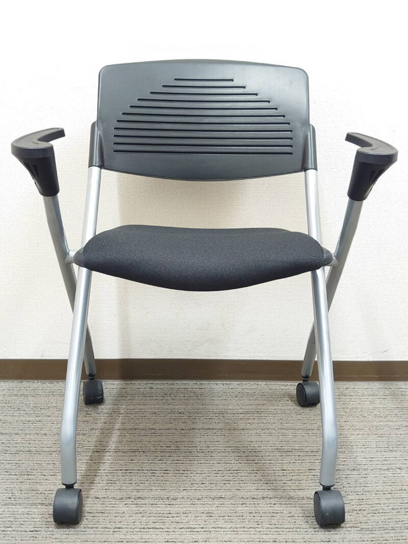 【中古・送料無料 地域限定】10脚セット 会議椅子 ミーティング用チェア - 画像 (5)