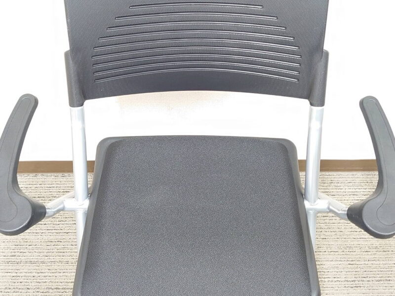 【中古・送料無料 地域限定】10脚セット 会議椅子 ミーティング用チェア - 画像 (7)