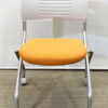 【中古・送料無料 地域限定】４脚セット スタッキングチェア 会議用チェア - 画像 (5)
