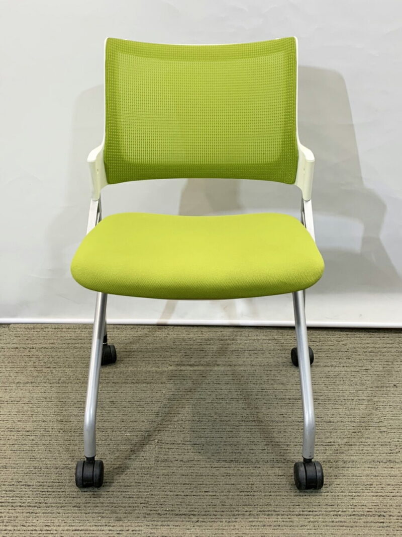 【送料無料 地域限定】４脚セット 会議用チェア ネスタブルチェア ITOKI Monon【中古】 - 画像 (5)