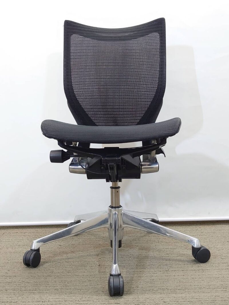 【中古・送料無料・地域限定】オカムラ バロン 事務イス 役員チェア - 画像 (3)