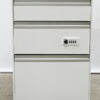 イトーキ インクルード ３段ワゴン ダイヤル錠 サイドワゴン スチールワゴン【中古】 - 画像 (4)