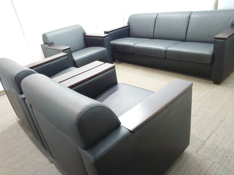 【送料無料 東京地区限定】6名用 応接室用ソファ コクヨ 【中古】 - 画像 (4)