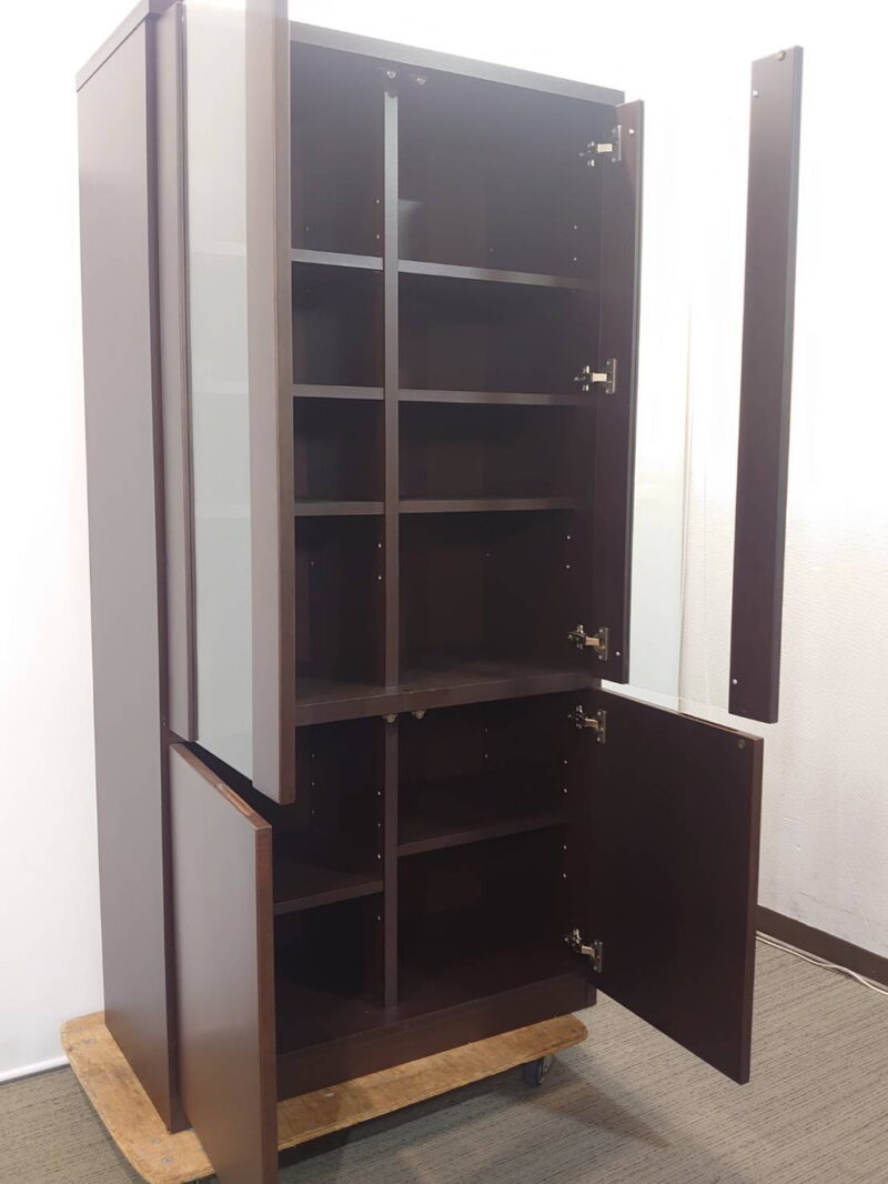 【中古】両開き書庫 役員用収納家具 役員書庫 イトーキ 国産 - 画像 (3)