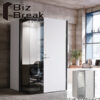 BizBreak ビズブレイク 防音ブース パンチングメタルタイプ 天井オープン仕様 W1311×D1311×H2150 防音室 個室ブース 個別ブース 会議用ブース 自習室 ウェブ会議 オンライン会議 テレビ会議 ビデオ会議 リモートミーティング リモート会議 リモートオフィス 【公式】