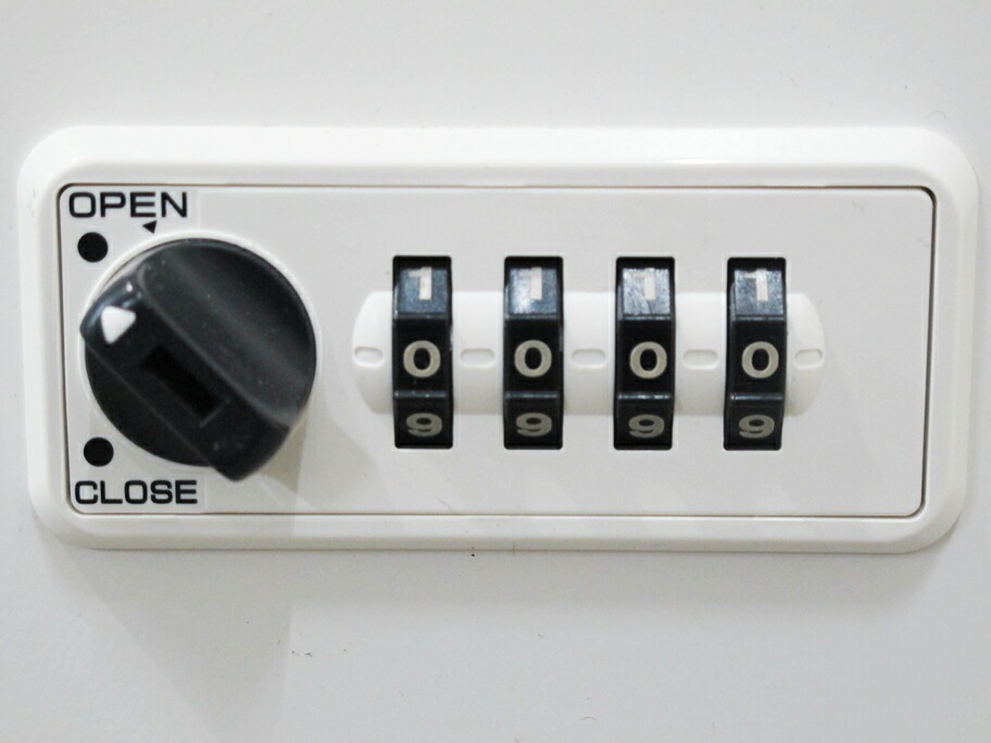 イトーキ インクルード 3段ワゴン ダイヤル錠 サイドワゴン スチールワゴン【中古】 - 画像 (5)