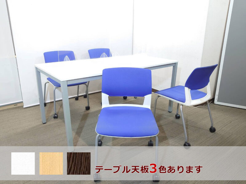 【新品テーブル】【中古チェア】４人用 会議セット - 画像 (2)