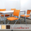 【新品テーブル】【中古チェア】４人用 会議セット - 画像 (2)