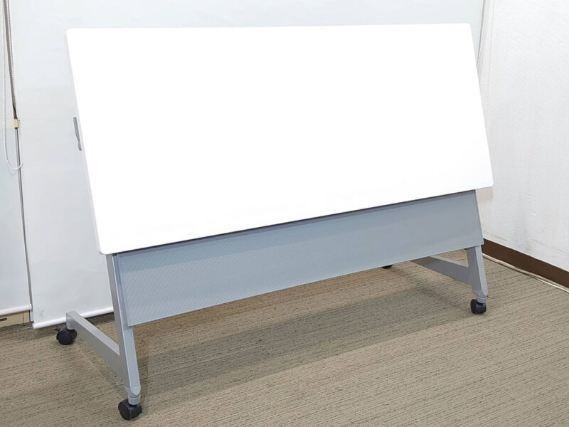 【中古】幅1500 スタックテーブル 折りたたみテーブル - 画像 (2)