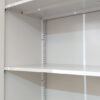 上下書庫 コンビ型 ユニット書庫 両開き書庫 レターケース キャビネット 保管庫 収納庫 本棚 書棚 スチールキャビネット スチール書庫 上下セット書庫【中古オフィス家具】【中古】 - 画像 (3)