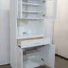 オカムラ オフィス用 キッチンキャビネット L8591A ML07 キッチン書庫 食器棚 ビジネスキッチン ティーキャビネット 食器収納ユニット キッチンカウンター オフィスキッチン レンジ台 okamura L859シリーズ 国産 【中古オフィス家具】【中古】 - 画像 (2)