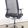 【送料無料 地域限定】 スチールケース Steelcase シンクチェア Think デスクチェア メッシュチェア オフィスチェア 事務チェア 肘付き【中古オフィス家具】【中古】 - 画像 (3)