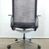 【送料無料 地域限定】 スチールケース Steelcase シンクチェア Think デスクチェア メッシュチェア オフィスチェア 事務チェア 肘付き【中古オフィス家具】【中古】 - 画像 (4)