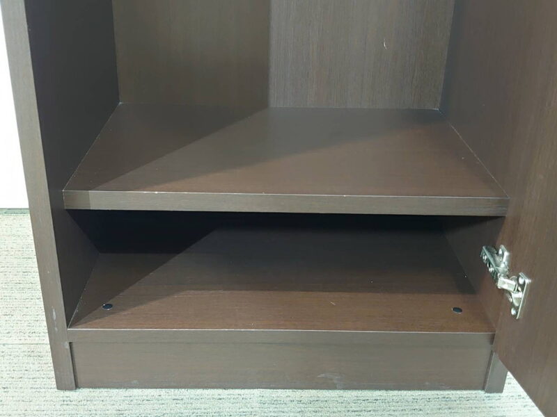 ワードローブ 役員用家具 ITOKI X11 役員用ロッカー 衣類保管 １人用ロッカー 更衣用ロッカー 木製ロッカー 衣類収納 鍵付き 棚付き ミラー付き 【中古オフィス家具】【中古】 - 画像 (5)