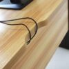 【法人様限定】送料無料 スチール脚デスク W1000xD700 ナチュラル ブラック脚 RFSLD-1070NA-BL - 画像 (6)