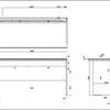【法人様限定】送料無料 [ユピタシリーズ] RF木製デスク W1400xD600 ダーク RFWD-1460DB - 画像 (4)