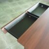 【法人様限定】送料無料 [ユピタシリーズ] RF木製デスク W1000 引出付き ダーク RFWD-1060DBD - 画像 (4)