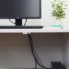 【法人様限定】送料無料 ノルム 木製デスクⅡ W1000xD600 ホワイト Z-RFPLD-1060W2 - 画像 (4)