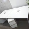 【送料無料 地域限定】大型会議テーブル W2800 コクヨ ワークソート ワークテーブル フリーアドレス 可動式 ミーティングテーブル 会議テーブル SDT-WS1414PAW 大型テーブル オフィステーブル OAテーブル 会議机 コードホール キャスター付き ワークデスク W1400×2台 角型 KOKUYO 国産 【中古オフィス家具】【中古】 - 画像 (14)