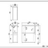 【法人様限定】送料無料 ノルム 木製デスク隙間収納 W200 ダーク Z-SHISD-2060DB - 画像 (4)