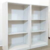 【送料無料 東京地区限定】2台セット オープン書庫 キャビネット スチール書庫 本棚 書棚 収納棚 保管庫 オープンキャビネット 収納庫 保管棚 オープンラック オープンシェルフ スチールキャビネット 東京鋼器 【中古オフィス家具】【中古】 - 画像 (2)
