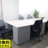 【送料無料 地域限定】【美品】５台セット イトーキ CZ コクヨ ベルガー 5人用 オフィスデスクセット 両袖机 片袖机 椅子 オフィスデスク オフィスチェア ITOKI W1400 W1000 KOKUYO 国産【中古オフィス家具】【中古】