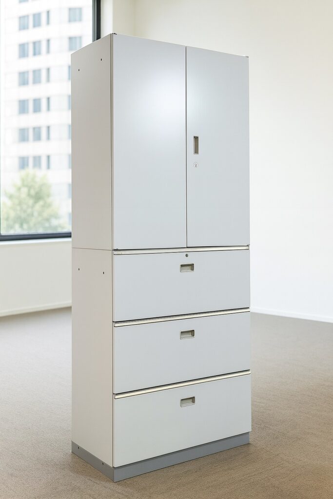イトーキ　ラテラル　三段キャビネット イトーキ シンライン 上下書庫 両開き＋3段ラテラル WE | オフィス家具