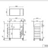 【法人様限定】送料無料 [Jシリーズ] スリムワゴン W530xD265 ナチュラル RFSW-265NJ - 画像 (7)