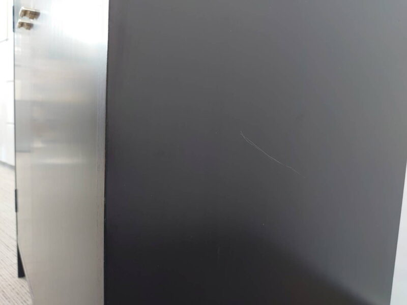 両開き書庫 役員書庫 収納庫 キャビネット 本棚 書棚 役員用収納家具 ガラス書庫 木製 エグゼクティブ家具 エグゼクティブファニチュア 木製書庫 【中古オフィス家具】【中古】 - 画像 (7)
