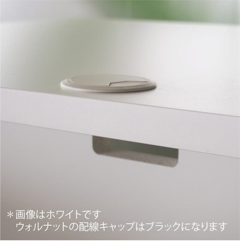 【法人様限定】送料無料 [Jシリーズ] 木製デスクⅢ W1400xD700 ウォルナットⅡ RFLD-1470DMJ4 - 画像 (4)