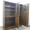 役員家具2点セット コクヨ マネージメント70シリーズ ガラス書庫 役員書庫 キャビネット ワードローブ 書庫 役員用キャビネット 役員ロッカー 国産 【中古オフィス家具】【中古】 - 画像 (4)