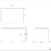 【法人様限定】送料無料 ミーティングテーブル W1200xD750 ホワイト RFD-1275WTL - 画像 (6)
