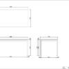 【法人様限定】送料無料 ミーティングテーブル W1500xD750 ナチュラル RFMT-1575NN - 画像 (5)