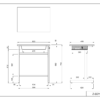 【法人様限定】送料無料 スタディーデスクⅡ 1人用 ナチュラル Z-SDY21-NA - 画像 (3)