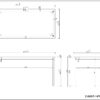 【法人様限定】送料無料SHシンプルテーブル W1400xD700 ホワイト／GN&OR&WHキャップ付 Z-SHST-1470WHW - 画像 (4)