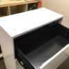 【送料無料 東京地区限定】 コクヨ エディア ラテラル書庫 3段 キャビネット 収納庫 本棚 書棚【中古オフィス家具】【中古】 - 画像 (5)