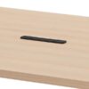 【法人様限定】送料無料 リスム ミーティングテーブル W1800xD900 ナチュラルxホワイト脚 4ヶ口コンセント付 RFFMT-1890NA-WL - 画像 (3)