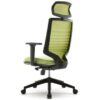 【法人様限定】T30チェア 可動肘 ヘッドレスト付き グリーン FHTN302RF021 - 画像 (3)