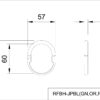 【法人様限定】送料無料 Prillo プリッロ バッグハンガー オレンジ RFBH-JPOR - 画像 (5)