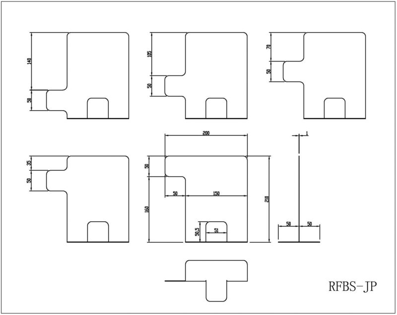 【法人様限定】送料無料 indice インディチェ ブックエンド RFBS-JP - 画像 (6)