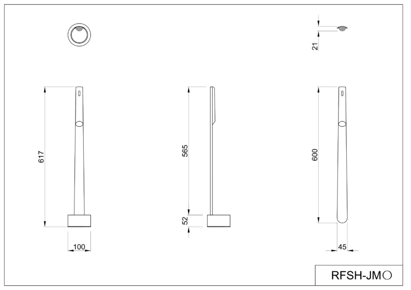 【法人様限定】送料無料 Kutsubella クツベッラ 靴べら ナチュラル RFSH-JMN - 画像 (5)
