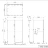 【法人様限定】送料無料 コンパクト電話機台 W500 ダークⅡ RFTC-5073DB2 - 画像 (4)