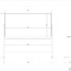 【法人様限定】送料無料　ホワイトボード1800×900 片面 Ｌ字脚 ホーロータイプ ホワイト - 画像 (2)