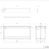 【法人様限定】送料無料 ノルム ローカウンターⅡ 棚板W1500用 グレーⅡ Z-SHLC-OPB15GY2 - 画像 (3)