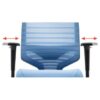 【法人様限定】T30チェア 可動肘 ヘッドレスト付き グリーン FHTN302RF021 - 画像 (6)