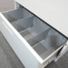 イナバ Inaba TF 11-9045 ラテラル書庫 ３段 キャビネット Cabinet スチール書庫 ラテラルキャビネット 引き出し書庫 ベース付 収納庫 本棚 書棚 オフィス収納 国産 【中古オフィス家具】【中古】 - 画像 (3)