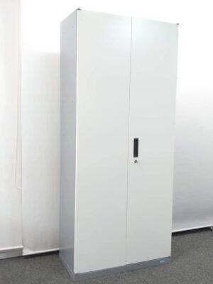 オカムラ ヴィラージュ 両開き書庫 スチール書庫 収納庫 キャビネット ハイキャビネット ハイタイプ 5段 書庫 保管庫 スチール製 収納 オフィス収納 【中古オフィス家具】【中古】 (複製)