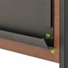 【法人様限定】送料無料 ミーツ 案内板A4 ウォルナット RFMIB-A4DM - 画像 (4)