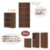 【法人様限定】送料無料 可動棚シェルフ用 棚板 DMJウォルナットⅡ - 画像 (2)